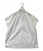 theory luxeセオリーリュクス）の古着「25AW LUXE COTTON ウォッシャブルブラウス 03-5308280」｜ホワイト