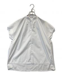 theory luxe（セオリーリュクス）の古着「25AW LUXE COTTON ウォッシャブルブラウス 03-5308280」｜ホワイト