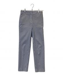 theory luxe（セオリーリュクス）の古着「シアサッカーパンツ　03-4206418」｜ネイビー