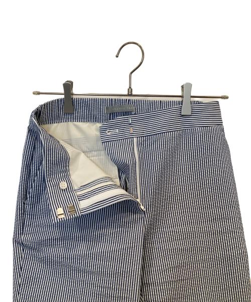 theory luxe（セオリーリュクス）theory luxe (セオリーリュクス) シアサッカーパンツ　03-4206418 ネイビー サイズ:38の古着・服飾アイテム