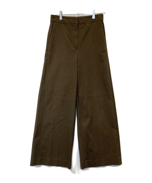 theory luxe（セオリーリュクス）theory luxe (セオリーリュクス) ワイドチノパンツ　03-410629 ブラウン サイズ:38の古着・服飾アイテム