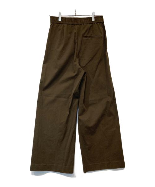 theory luxe（セオリーリュクス）theory luxe (セオリーリュクス) ワイドチノパンツ　03-410629 ブラウン サイズ:38の古着・服飾アイテム