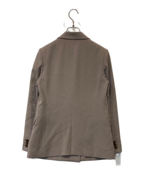 PLST（プラステ）PLST (プラステ) トリアセブレンドダブルジャケット 12-6104001 ベージュ サイズ:Sの古着・服飾アイテム