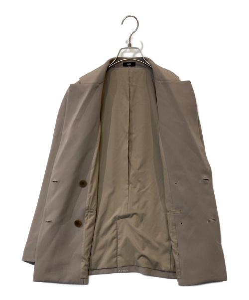PLST（プラステ）PLST (プラステ) トリアセブレンドダブルジャケット 12-6104001 ベージュ サイズ:Sの古着・服飾アイテム