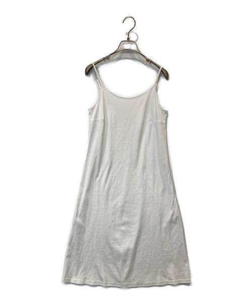 Snidel（スナイデル）Snidel (スナイデル) Sustainableフリルワンピース　SWFO261069 ホワイト×ブルーの古着・服飾アイテム