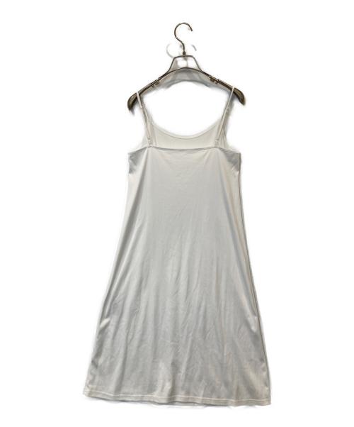 Snidel（スナイデル）Snidel (スナイデル) Sustainableフリルワンピース　SWFO261069 ホワイト×ブルーの古着・服飾アイテム