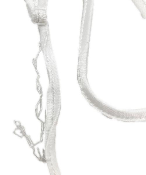 Snidel（スナイデル）Snidel (スナイデル) Sustainableフリルワンピース　SWFO261069 ホワイト×ブルーの古着・服飾アイテム