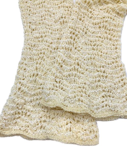 Snidel（スナイデル）Snidel (スナイデル) クロシェニットセットアップ SWNT261156・SWNS261255 イエロー サイズ:FREEの古着・服飾アイテム