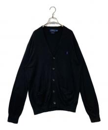 POLO RALPH LAUREN（ポロ・ラルフローレン）の古着「カーディガン」｜ブラック