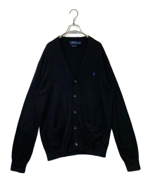 POLO RALPH LAUREN（ポロ・ラルフローレン）POLO RALPH LAUREN (ポロ・ラルフローレン) カーディガン ブラック サイズ:Lの古着・服飾アイテム