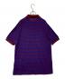 PRADA (プラダ) ボーダーポロシャツ UJM730 S122 ネイビー サイズ:XL：10000円