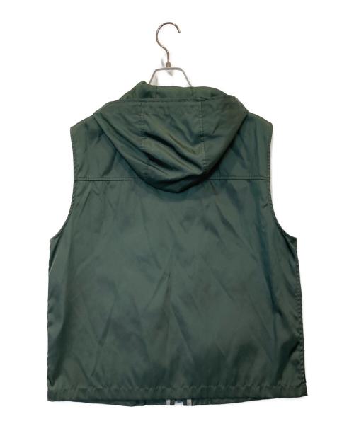 PRADA SPORTS（プラダスポーツ）PRADA SPORTS (プラダスポーツ) フーディベストアンサンブルコーチジャケット SGH205 I18 グリーン サイズ:52の古着・服飾アイテム