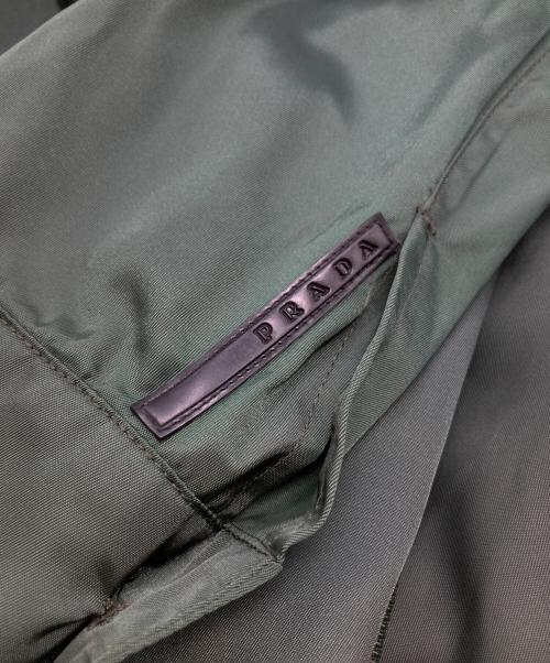 PRADA SPORTS（プラダスポーツ）PRADA SPORTS (プラダスポーツ) フーディベストアンサンブルコーチジャケット SGH205 I18 グリーン サイズ:52の古着・服飾アイテム