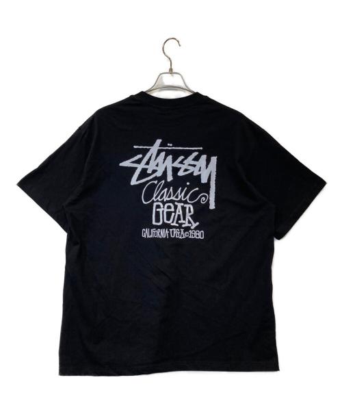 stussy（ステューシー）stussy (ステューシー) Classic Gear Tシャツ ブラック サイズ:XLの古着・服飾アイテム