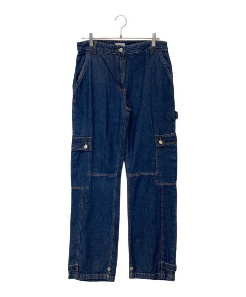 envii（エンヴィー）envii (エンヴィー) デニムカーゴパンツ ENFLAG JEANS 6937 インディゴ サイズ:Mの古着・服飾アイテム