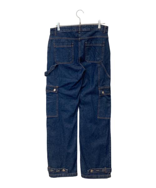envii（エンヴィー）envii (エンヴィー) デニムカーゴパンツ ENFLAG JEANS 6937 インディゴ サイズ:Mの古着・服飾アイテム