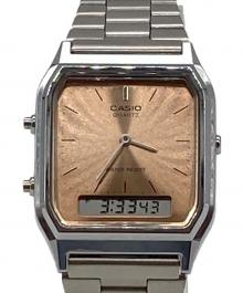CASIO（カシオ）の古着「リストウォッチ　AQ-230」｜ベージュ