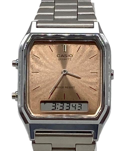 CASIO（カシオ）CASIO (カシオ) リストウォッチ　AQ-230 ベージュの古着・服飾アイテム