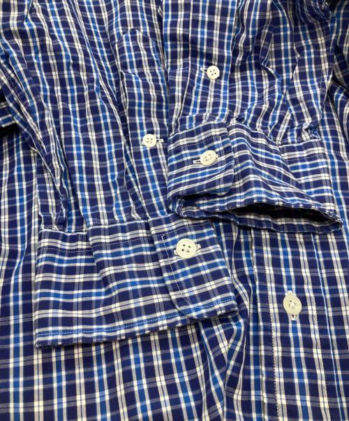 POLO RALPH LAUREN（ポロ・ラルフローレン）POLO RALPH LAUREN (ポロ・ラルフローレン) チェックシャツ ネイビー サイズ:16 1/2-34の古着・服飾アイテム