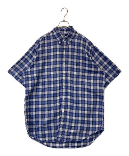 POLO RALPH LAUREN（ポロ・ラルフローレン）POLO RALPH LAUREN (ポロ・ラルフローレン) 半袖シャツ BLAKE ブルー サイズ:Lの古着・服飾アイテム