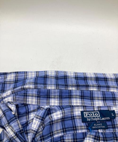 POLO RALPH LAUREN（ポロ・ラルフローレン）POLO RALPH LAUREN (ポロ・ラルフローレン) 半袖シャツ BLAKE ブルー サイズ:Lの古着・服飾アイテム