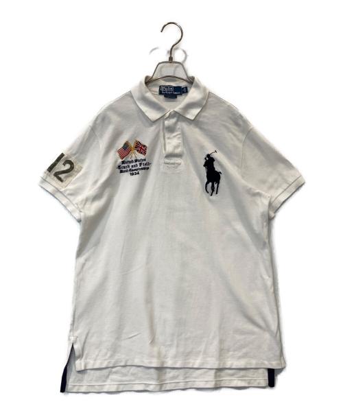 POLO RALPH LAUREN（ポロ・ラルフローレン）POLO RALPH LAUREN (ポロ・ラルフローレン) ポロシャツ ホワイト サイズ:Mの古着・服飾アイテム