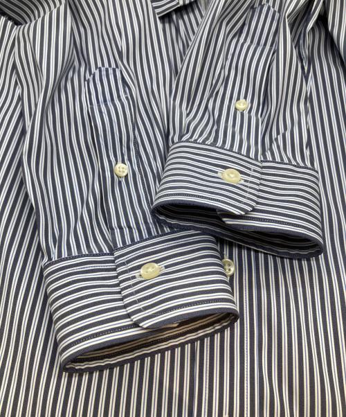 RALPH LAUREN（ラルフローレン）RALPH LAUREN (ラルフローレン) ストライプシャツ ブルー サイズ:Mの古着・服飾アイテム