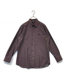 BURBERRY LONDON（バーバリーロンドン）の古着「長袖シャツ」｜パープル