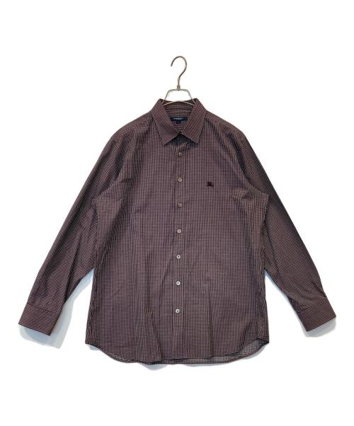 BURBERRY LONDON（バーバリーロンドン）BURBERRY LONDON (バーバリーロンドン) 長袖シャツ パープル サイズ:Lの古着・服飾アイテム