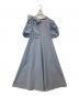 Rose Tiara（ローズティアラ）の古着「リュクスリゾートワンピース 51012330」｜スカイブルー