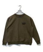 AVIREXアヴィレックス）の古着「クルーネックスウェット　6223176」｜カーキ