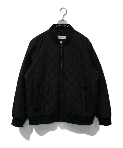 Calvin Klein（カルバンクライン）Calvin Klein (カルバンクライン) キルティングナイロンジャケット　CM008986 ブラック サイズ:Lの古着・服飾アイテム