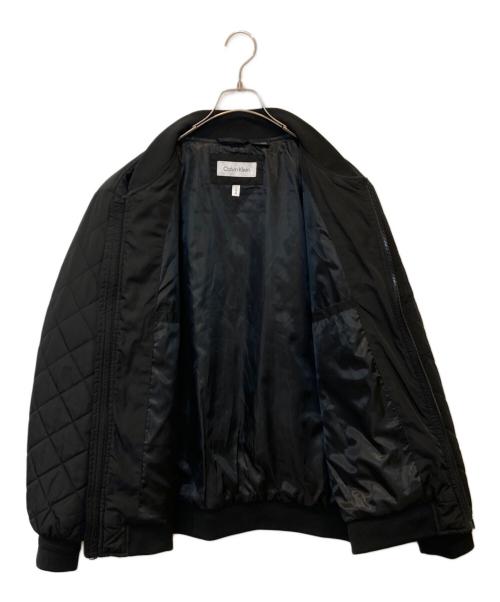 Calvin Klein（カルバンクライン）Calvin Klein (カルバンクライン) キルティングナイロンジャケット　CM008986 ブラック サイズ:Lの古着・服飾アイテム