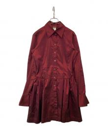 KENZO（ケンゾー）の古着「シャツワンピース」｜レッド