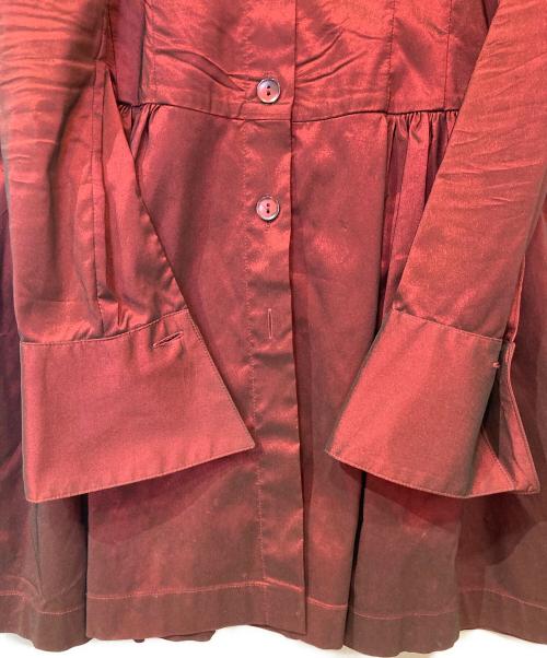 KENZO（ケンゾー）KENZO (ケンゾー) シャツワンピース レッド サイズ:38の古着・服飾アイテム