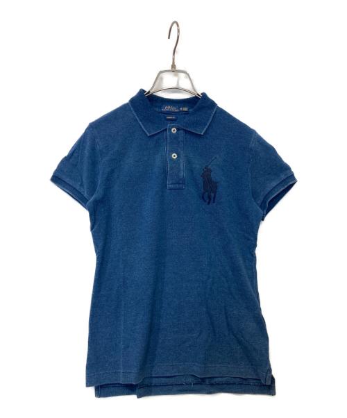 POLO RALPH LAUREN（ポロ・ラルフローレン）POLO RALPH LAUREN (ポロ・ラルフローレン) インディゴポロシャツ インディゴ サイズ:XSの古着・服飾アイテム