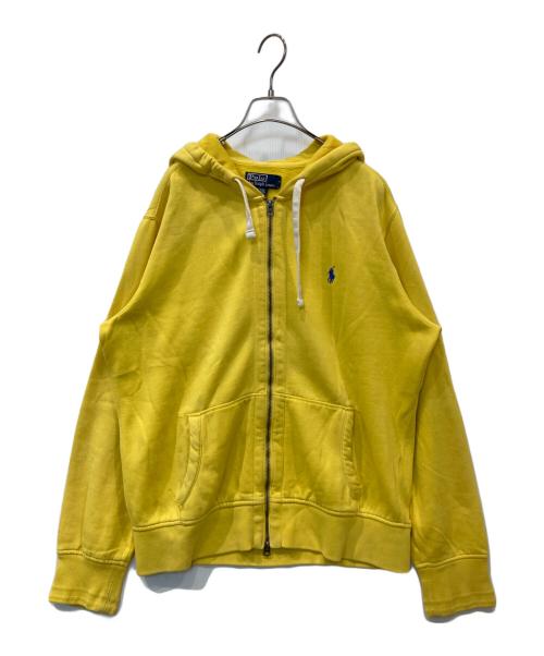 POLO RALPH LAUREN（ポロ・ラルフローレン）POLO RALPH LAUREN (ポロ・ラルフローレン) ダブルジップパーカー イエロー サイズ:LLの古着・服飾アイテム
