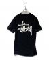 stussy (ステューシー) ロゴTシャツ ブラック サイズ:S：8000円