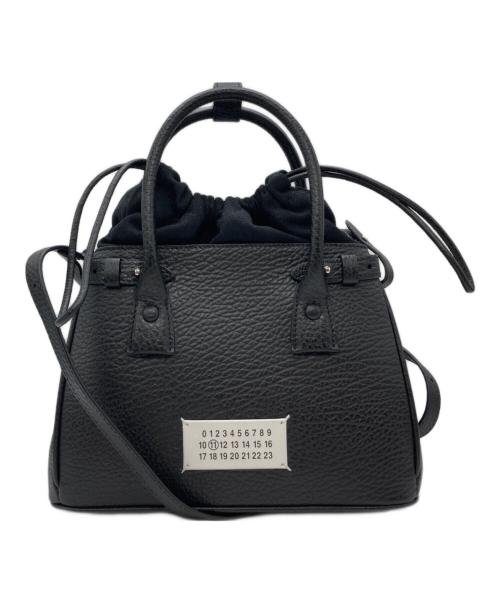 Maison Margiela（メゾンマルジェラ）Maison Margiela (メゾンマルジェラ) 5AC ドローストリングバッグ SB3WD0005 P4348 ブラックの古着・服飾アイテム