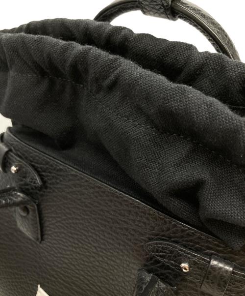 Maison Margiela（メゾンマルジェラ）Maison Margiela (メゾンマルジェラ) 5AC ドローストリングバッグ SB3WD0005 P4348 ブラックの古着・服飾アイテム