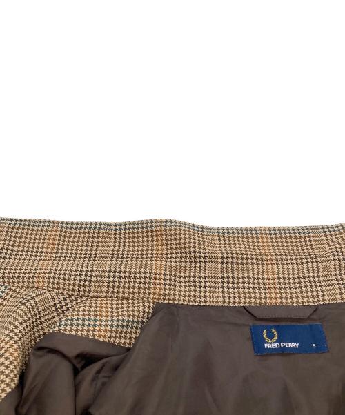 FRED PERRY（フレッドペリー）FRED PERRY (フレッドペリー) ハリントンジャケット FZ2571  ブラウン サイズ:Sの古着・服飾アイテム