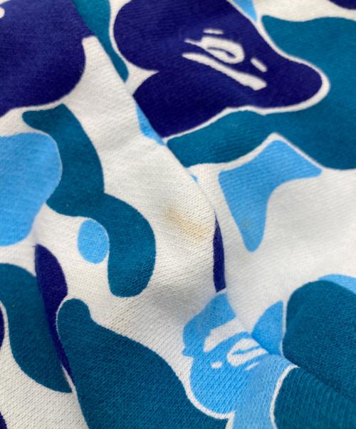 A BATHING APE（アベイシングエイプ）A BATHING APE (アベイシングエイプ) ABC CAMO SHARK FULL ZIP HOODIE エービーシー カモ シャーク フルジップ フーディー 001ZPK301005M ブルー サイズ:Lの古着・服飾アイテム