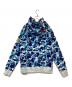 A BATHING APE (アベイシングエイプ) ABC CAMO SHARK FULL ZIP HOODIE エービーシー カモ シャーク フルジップ フーディー 001ZPK301005M ブルー サイズ:L：30000円