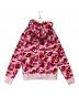 A BATHING APE (アベイシングエイプ) ABC CAMO SHARK FULL ZIP HOODIE エービーシー カモ シャーク フル ジップ フーディー 001ZPK301005M ピンク サイズ:L：35000円