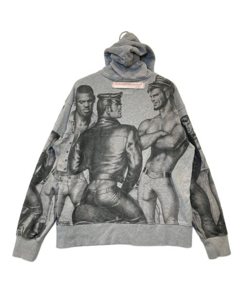 DIESEL（ディーゼル）DIESEL (ディーゼル) PR-S-MACS-HOOD パーカー P01110 グレー サイズ:Lの古着・服飾アイテム
