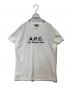 A.P.C.（アーペーセー）の古着「ロゴ刺繍クルーネックTシャツ　25082-1-93306」｜ホワイト