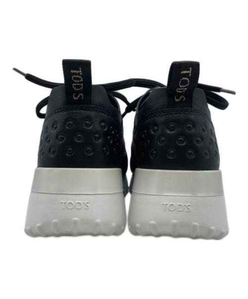TOD'S（トッズ）TOD'S (トッズ) レザースニーカー ブラック サイズ:36 1/2の古着・服飾アイテム