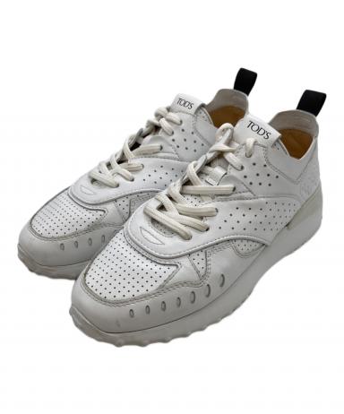 中古・古着通販】TOD'S (トッズ) レザースニーカー ホワイト サイズ:36
