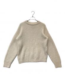 MARKAWARE（マーカウェア）の古着「FISHERMAN KNIT MICHELL ALPACA BABY BRUSHED フィッシャーマン ニット ミッチェル アルパカ ベビー ブラッシュド A17C-03SW01C」｜ベージュ