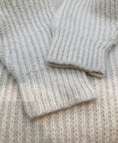 MARKAWARE（マーカウェア）MARKAWARE (マーカウェア) FISHERMAN KNIT MICHELL ALPACA BABY BRUSHED フィッシャーマン ニット ミッチェル アルパカ ベビー ブラッシュド A17C-03SW01C ベージュ サイズ:2の古着・服飾アイテム